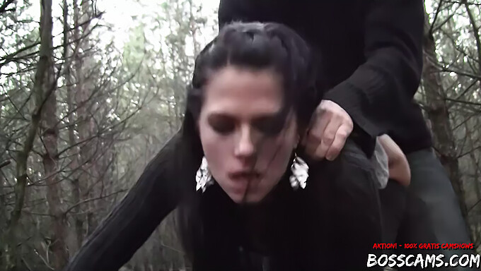 Teen (17+) Gets Brutally Fucked In The Woods By 18-Year-Old