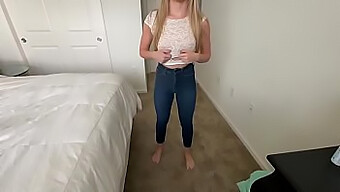 Busty Blond Teen Gets Her Tight Asshole Stretched By Big Cock