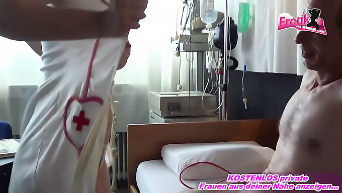 Amateur German Nurse Examines Patient In Hd Video