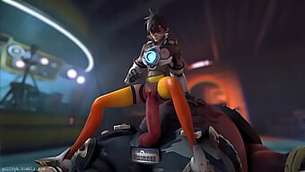 Guilty Pleasure: Anime Porn Featuring Tracer And Roadhog