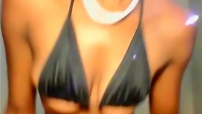 Watch A Stunning Black Woman Have Fun On Camera